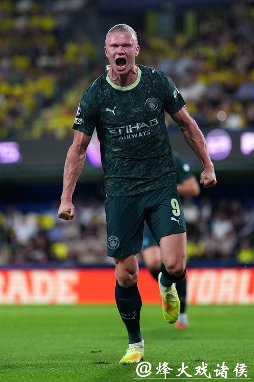 欧冠-哈兰德进球B席建功 曼城2-0比利亚雷亚尔