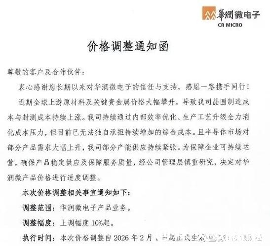 华润微、士兰微、英飞凌等多家半导体厂商涨价! 华润微、士兰微、英飞凌等多家半导体厂商涨价!